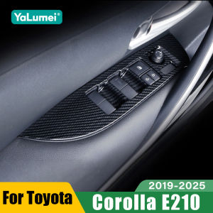For Toyota Corolla E210 2019 2020 2021 2022 2023 2024 2025 Hybrid Accessories Car Door Window Glass Lift Switch Button Cover