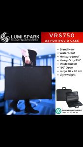 VRS750 A3 Portfolio Case Art Painting Sketch Bag | LUMISPARK Art Folder Sketch Carrying Case