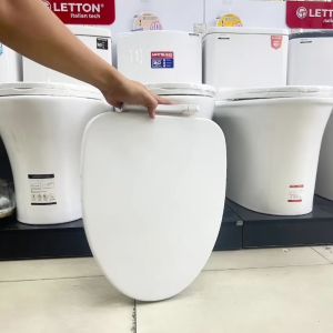 Nắp bồn cầu đóng êm phù hợp cho bồn cầu Inax AC939 AC959 AC969 - kèm phụ kiện chân ốc