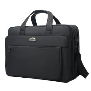 Large Capacity Durable Business Briefcase Handbag Shoulder Bag 17 Inch Laptop
