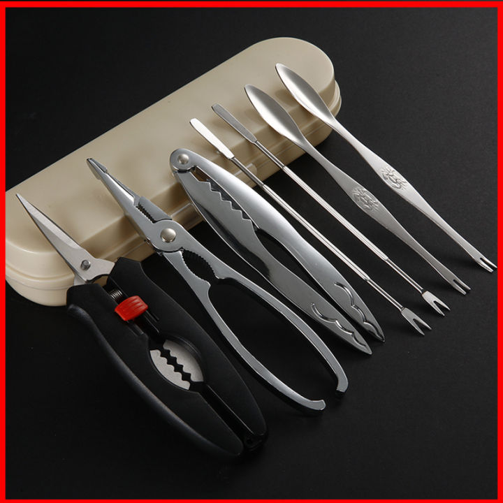 Crab Eating Tools Crab Clamp Crab Clip Seafood Eating Household Eight ...