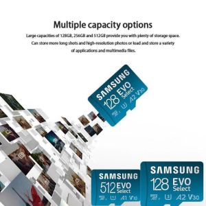 Samsung Microsd Evo Plus 128GB 256GB 64GB TF card flash memory 512GB 128GB suitable for mobile phones