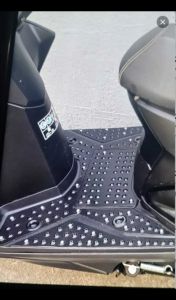 HONDA CLICK 160 / CLICK V3 160 ALLOY POWDER COATED FOOTBOARD MATTING / 160 CLICK
