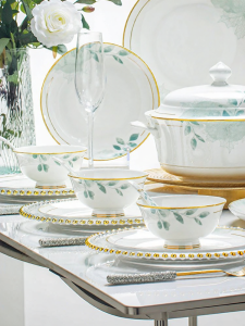 YICHEN | Elegant Home Lux Bone China Dinnerware Set