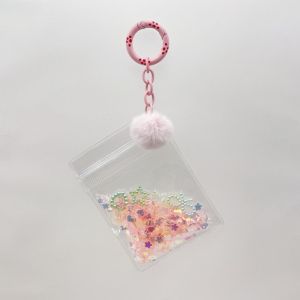 JINGHANCHENLANG | DIY Plush Flowing Keychain