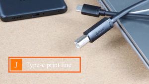 Jasoz Printer Cable Type C USB C To USB 2.0 Printer Cable 1m 2m 3m For Phone Tablet PC Laptop Printer Scanner