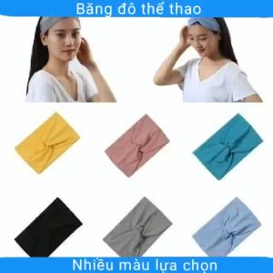 Băng Đô Nơ Băng Trán Thể Thao Tập Yoga Gym Chạy Bộ Tennis Thấm Hút Mồ Hôi