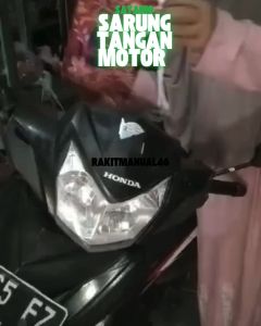 Sarung Tangan Motor Wanita Satamo Premium / Sarung Tangan Stang Motor