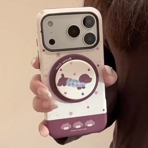 Ốp Điện Thoại Nam Châm Hình Nhân Vật Hoạt Hình Hàn Quốc Dành Cho iPhone 17/16/15/14/13/12/11 Pro Max Plus Chống Sốc Vỏ Cứng