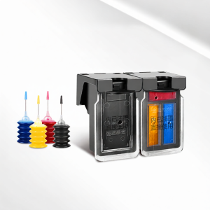 URLLPINE | Refillable Black & Color Ink Cartridges for Inkjet Printer