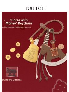 TOUTOU | Fortune Bringing Horse Mascot Car Hanging Charm