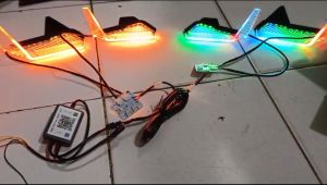 Lampu Innova Crystal DRL Frame Slim Vahid FT04C RGB