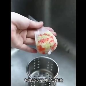 Elite Kitchen - 100pcs Kitchen Sink Basin Net Beg Penapis Sink Dapur Sisa Makanan Disposable Rubbish Drain Filter Bag