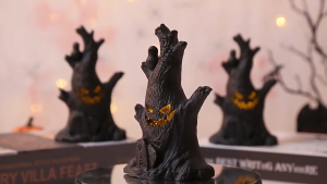 Đèn Trang Trí Halloween Cây Ma Quái Phát Sáng Decor Bàn Tiệc Nhà Cửa Quán Xáq Lễ Hội Hóa Trang