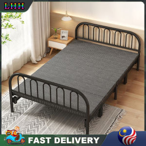 Luxe Home Haven Foldable BedFrame Folding Bed Katil Bujang Katil Besi Katil Lipa Portable Office Bed Bedroom Furniture Bed Frame Rangka Katil 床架