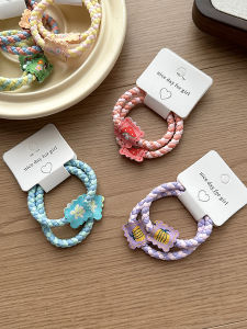 Dây Buộc Tóc Dễ Thương Cho Bé Gái Cao Su Đàn Hồi Cao Phụ Kiện Tóc Thời Trang Mới Dây Buộc Tóc Bằng Cao Su Cho Trẻ Em