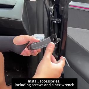 For Tesla Model Y Juniper Model YL Car Door Cup Holder Storage Cup Holder Storage Box Rack Drink Rank Water Bottle Stand Rack
