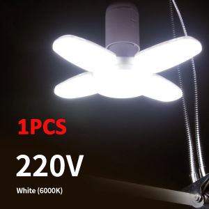 28W Fan Shape LED Bulb E27 LED Lamp Foldable 220V Light Bulbs For Home Living Room Warehouse Garage Ceiling Light