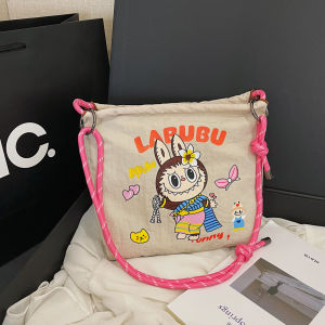 Túi Đeo Chéo Vải Nylon Thêu Chống Thấm Nước Phong Cách Nhật Bản Túi Đeo Vai Đơn Thường Ngày Túi Xách Tay Túi Đeo Chéo Đa Năng