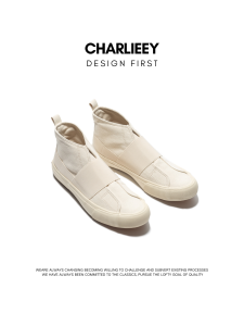 รองเท้าผ้าใบ CHARLIEEY สีพื้น ทรงหุ้มข้อสูง ทรงหุ้มข้อต่ำ สำหรับผู้ชายและผู้หญิง สไตล์ย้อนยุค รองเท้าส้นแบนแบบสวมสบาย