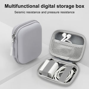 PU Leather Electronic Accessories Organizer Case Travel Cable Charger Storage Pouch Gadget Bag⚡PH deliveryIn stock⚡
