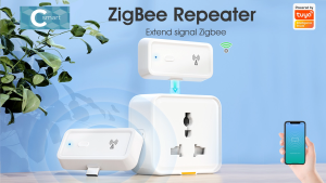 SMATRUL Mini Portable Smart Zigbee Range Extender Type-C Wireless Repeater Booster Through The Wall 2.4GHz Signal Amplifier APP Voice Works With Alexa Google Home