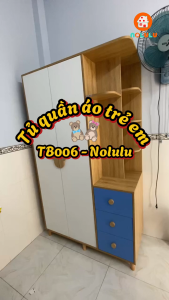 Tủ quần áo trẻ em hiện đại Nolulu - TB006