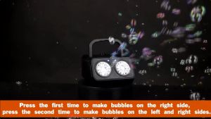 Automatic Bubble Machine Upgrade Bubble Blower With 2 Fans 20000+ Bubbles Per Minute Bubbles Portable portable