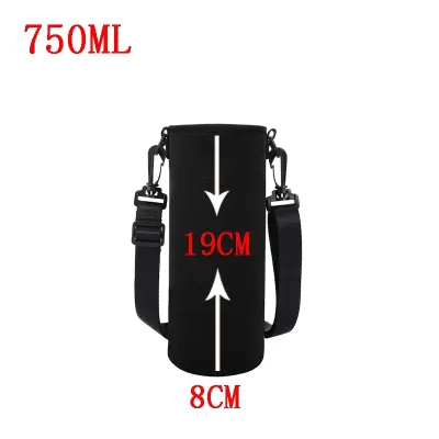 Túi Đựng Bình Nước Bằng Neoprene Cách Nhiệt Có Dây Đeo Có Thể Điều Chỉnh - Túi Đựng Cốc Giữ Nhiệt Di Động Có Kích Thước 750ML/1000ML/1500ML Dành Cho Du Lịch