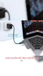 Hub chuyển 7in 2 Choetech HUB-M14 dùng cho Macbook