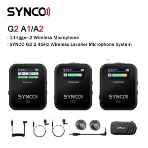 SYNCO G2 Professional Wireless Microphone Mobile Phone Camera Live Broadcast Radio Lavalier Style Recording Microphone