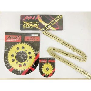 415 SPOCKET SET GOLD YAMAHA LC135 . Y125z.Y100.Y110RXZSRL110