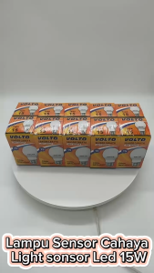 Paket Hemat Lampu sensor Bohlam LED Light Sensor TYPE 15 cahaya Putih isi 10pcs