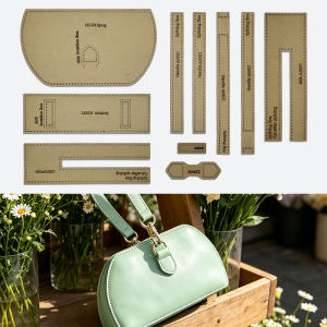 YOMDID 10pcs Womens Handbag Bag Kraft Paper Templates DIY Crossbody Making Templates Handcrafted Leather Bag Templates