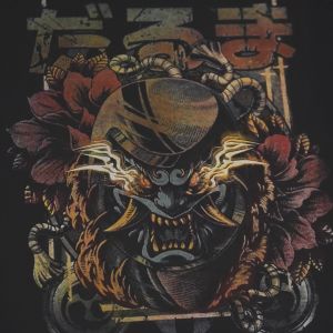 Hoodie Premium Distro Jepang: Hoodie Pria Japanese Art Guntai Cloth Daruma