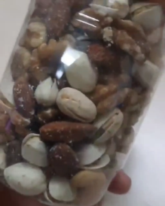 Roasted Mixed Nuts | Campuran Kacang Segar | Cashew Almond Pistachio Walnut 150g (Roasted/Panggang)