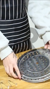 ROZEL Tatakan Kukusan Alas Panci Kukus Steamer Rack Stainless Lubang Alas Kukus Anti Karat