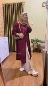 Tunik Wanita Terbaru/Atasan Wanita Oversize/Celsya Tunik/Atasan Wanita Korean Style/Tunik Wanita Polos/Kemeja Wanita Bahan Premium Rayon