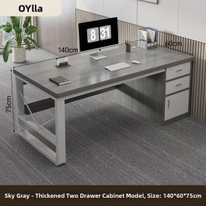OYIla | Modern Simple Drawer Steel Office Desk