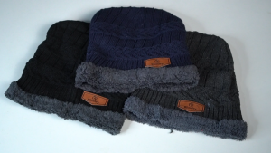 Rhodey Topi Kupluk Rajut Pria Wanita Poliester Winter Beanie Hat