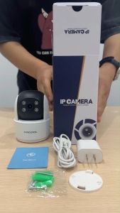 KACOOL Indoor WiFi Security Camera C996 - Dual Band 2.4G & 5G Infrared Night Vision Pan-Tilt Human Detection Mobile App Control with 32GB/64GB/128GB SD Card Support