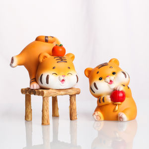 Đồ Trang Trí Bàn Phong Cách Hoạt Hình Dễ Thương Tượng Nhỏ Của Con Hổ Búp Bê Sáng Tạo Quà Tặng Trang Trí Nội Thất Ô Tô Đồ Trang Trí