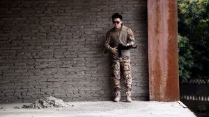 MELODY Mga bota ng kalalakihan Men Leather Tactical Boots Waterproof Tooling Shoes