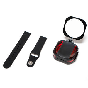 Wrist Rear View Mirror Adjustable Angle Bike Rear View Mirror 360 Degree Rotation Cycling Mirror Cycling Accessories