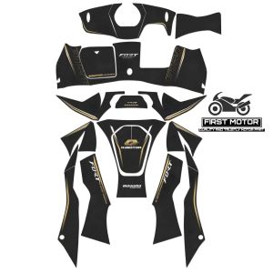 FUEL TANK STICKER COVER QJMOTOR AX200S AX 200S AX 200 S FUEL TANK / METER STICKER COVER (ACCESSORIES ACCESSORY MODIFIED)