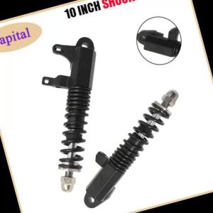 High Performance 10 Inch Electric Scooter Front Fork Shock Absorption Hydraulic Shock Spring Rebound Black Spring Accessories