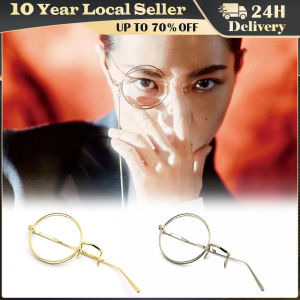 Cos Monocle Unilateral Glasses Retro Steam Punk Lolita British Style Metal Sunglasses with Chain Plain Mirror One-Sided Eyeglass