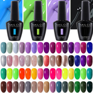 ยาทาเล็บเจล NAILCO TPO-Free เวนิส แบบกึ่งถาวร ยูวี วานิช เจล ทาเล็บ ดีไซน์สำหรับทำเล็บ ท็อป เบส ไฮบริด สีสำหรับฤดูหนาว เจลเพ้นท์เล็บ 15 มล.