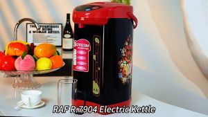 COD Cerek Air Elektrik 6.8L Stainless Steel Haba Pantas Thermo Pot Rapid Heating Electric Kettle Rapid Heating Thermo Pot air panas elektrik Cerek Elektrik Haba Pantas Electric Kettle Water Boiler / Cerek Air Elektrik haba white