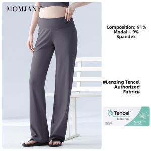 Mom Jane | Comfy Non-Restrictive Pregnant Womens Wide Leg Pants